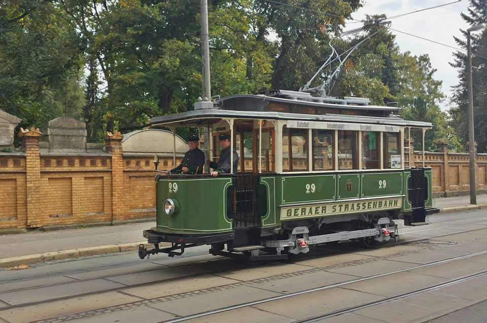 Triebwagen 29 in Debschwitz